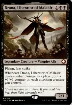 Drana, Liberator of Malakir The Lost Caverns of Ixalan Magic: The Gathering NM - Image 1