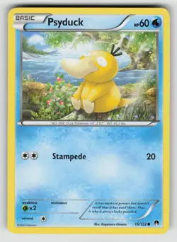 Psyduck 16/122 Common BREAKpoint Pokemon Moderately Played - Image 1