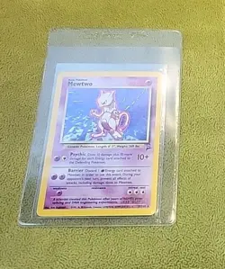 Holo Rare Mewtwo 010/130 Base Set 2 Pokemon Trading Card Game TCG WOTC - Image 5