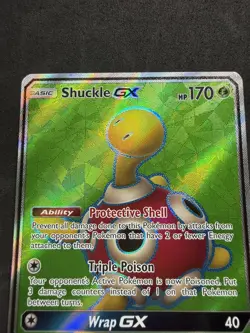 Pokemon Shuckle GX Full Art Ultra Rare Holo SM-Lost Thunder 195/214 Nm Vry Clean - Image 4