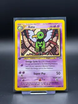 Xatu 52/75 Neo Discovery 1st Edition NM Pokemon Card TCG Uncommon Vintage WOTC - Image 1
