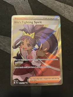 Iris's Fighting Spirit 180/159 Full Art Ultra Rare Sv09:Journey Together Pokemon - Image 1