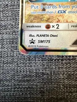 Pokemon Eevee GX SM175 Sun & Moon Black Star Promo Holo Card - Image 3