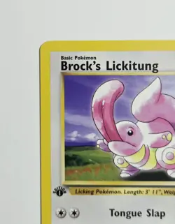 Brock's Lickitung 41/132 - 1st Edition - Gym Heroes - WotC Pokemon 2000 LP - Image 3
