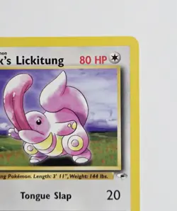 Brock's Lickitung 41/132 - 1st Edition - Gym Heroes - WotC Pokemon 2000 LP - Image 4