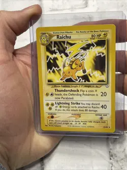 Raichu - 21/64 - Pokemon Neo Revelation Unlimited Rare Card WOTC LP Vintage TCG - Image 1