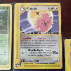 Pokemon TCG E-Reader Regular Rare Vintage 2002/2003 Nine Card Lot NM - Image 4