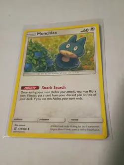 Munchlax 173/236 - Sun & Moon Cosmic Eclipse - Uncommon Pokemon Card - NM - Image 1