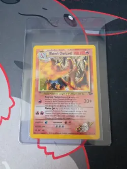 Pokemon Gym Challenge 2000 Blaine's Charizard Holo Rare - Image 1