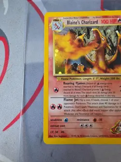 Pokemon Gym Challenge 2000 Blaine's Charizard Holo Rare - Image 3