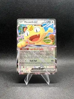 Meowth ex 062/088 Me03: Perfect Order Holo Pokemon TCG NEAR MINT - Image 1