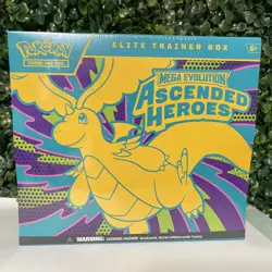 *NO RESERVE* Pokemon Mega Evolution Ascended Heroes Elite Trainer Box Sealed New - Image 1
