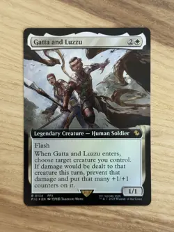 Gatta and Luzzu (Extended Art) #134 FOIL - MTG Final Fantasy FIC Commander Magic - Image 3