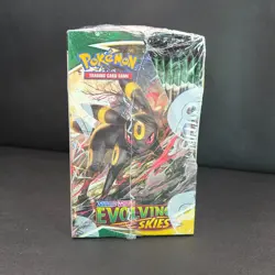 Sealed Evolving Skies Booster Box Pokemon TCG SWSH07 Sword & Shield w/Acrylic - Image 4