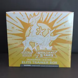 Sealed Pokemon Center Brilliant Stars Elite Trainer Box SWSH09 - Image 1