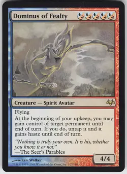 MTG Dominus of Fealty 102 Eventide R Normal NM - Image 1