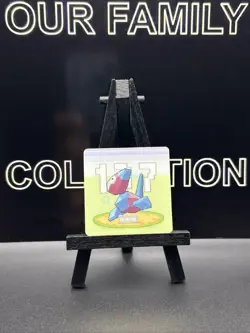 Porygon/Shiny Porygon #137 Pokemon Lenticular Square Card - 3D - Image 1