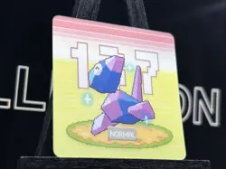 Porygon/Shiny Porygon #137 Pokemon Lenticular Square Card - 3D - Image 4