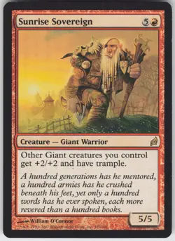 MTG Sunrise Sovereign 192 Lorwyn R Normal NM - Image 1
