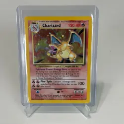 Pokemon Company Base Set Charizard 4/102 Holo Unlimited English 1999 120HP - Image 1