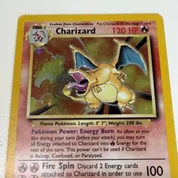 Pokemon Company Base Set Charizard 4/102 Holo Unlimited English 1999 120HP - Image 4