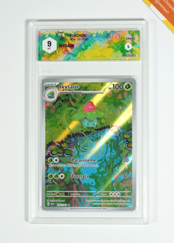 Pokemon GRAAD 9 Ivysaur #167 MEW IT 151 Illustration Rare 2023 Italiano - Image 1