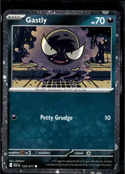 Gastly (Cosmos Holo) 123/217 Holo Miscellaneous Cards & Products Pokemon Holo NM - Image 1