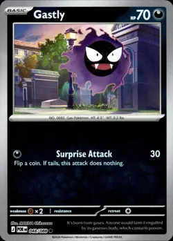 Gastly 048/088 Common Perfect Order Pokemon Reverse Holo Near Mint - Image 1