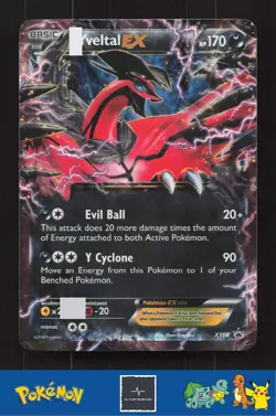 2014 Pokemon XY Promo XY08 Yveltal EX - Image 1