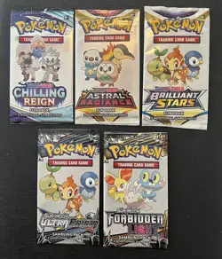 Pokemon Sealed Sample Pack Lot Of 5! - Image 1