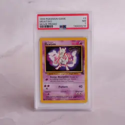 Pokemon Mewtwo Movie Promo Holo PSA 7 – Nintendo WOTC Graded Card - Image 1