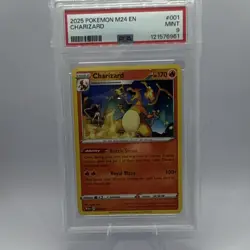 Pokemon Charizard Promo Regular McDonald's 2024 001/015 PSA 9 English 2025 - Image 1