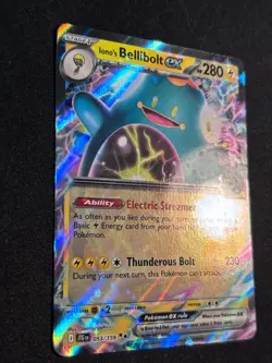 🪶Pokemon TCG Ionos Bellibolt ex 053/159 Journey Together Double Rare Holo NM - Image 2