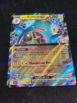 🪶Pokemon TCG Ionos Bellibolt ex 053/159 Journey Together Double Rare Holo NM - Image 4