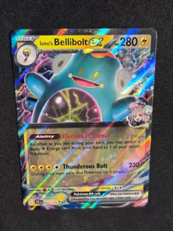 🪶Pokemon TCG Ionos Bellibolt ex 053/159 Journey Together Double Rare Holo NM - Image 5