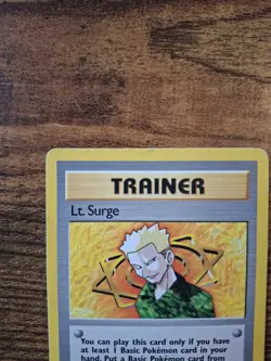 Pokemon TCG Lt. Surge 101/132 Gym Heroes Rare Regular Unlimited English 2000 - Image 4