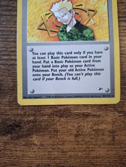 Pokemon TCG Lt. Surge 101/132 Gym Heroes Rare Regular Unlimited English 2000 - Image 5