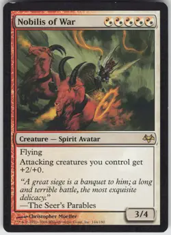 MTG Nobilis of War 144 Eventide R Normal NM - Image 1
