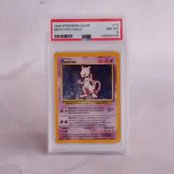 Pokemon Mewtwo 10/102 Base Set Holo PSA 8 – 1999 WOTC Graded Card - Image 2