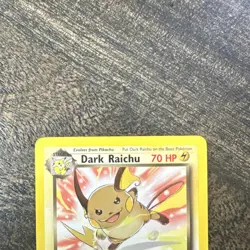 Pokemon TCG Dark Raichu Rare Legendary Collection 7/110 70HP EN 2002 - Image 4