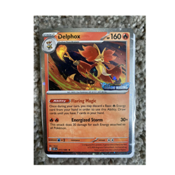 Pokemon TCG Delphox 013/086 Holo Promo Chaos Rising Stage 2 English 160 HP - Image 1