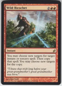 MTG Wild Ricochet 196 Lorwyn R Normal NM - Image 1