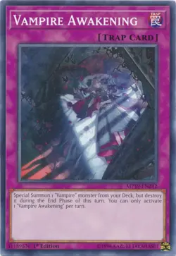 1x (EX) Vampire Awakening - MP19-EN242 - Common - 1st Edition YuGiOh - Image 1