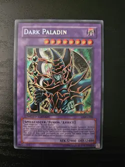 YuGiOh Dark Paladin DMG-001 SECRET Limited Edition Near Mint - Image 1