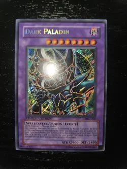 YuGiOh Dark Paladin DMG-001 SECRET Limited Edition Near Mint - Image 2