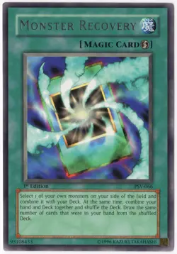 PSV-066 Monster Recovery 1st Edition Mint Pharaoh's Servant Yugioh - Image 1