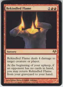 MTG Rekindled Flame 61 Eventide R Normal NM - Image 1