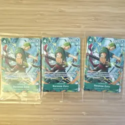 One Piece Sealed Promo Roronoa Zoro P-114 (Lot of 3) - Image 1