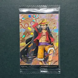 S6540 Monkey D. Luffy GR No.9-02 Japanese One Piece Wafer Card Sealed YM11 - Image 1