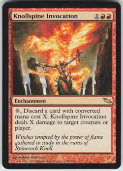 MTG Knollspine Invocation 99 Shadowmoor R Normal NM - Image 1